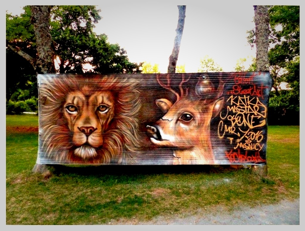 Le lion, le Cerf et l'Oiseau